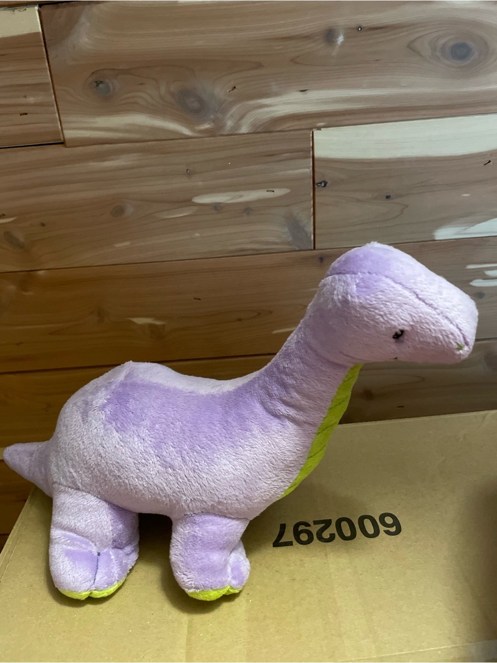 Lavender and Green Apatosaurus Plush